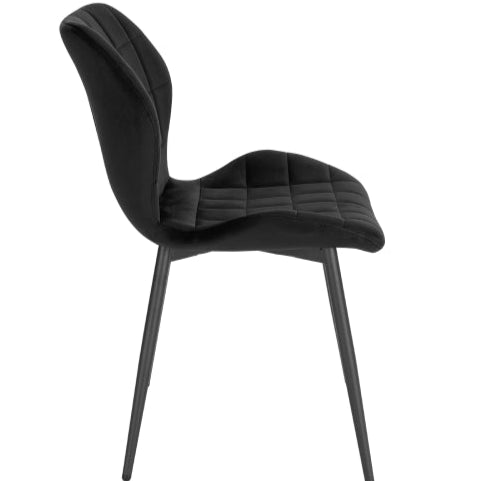 Chaise cuir vintage coté