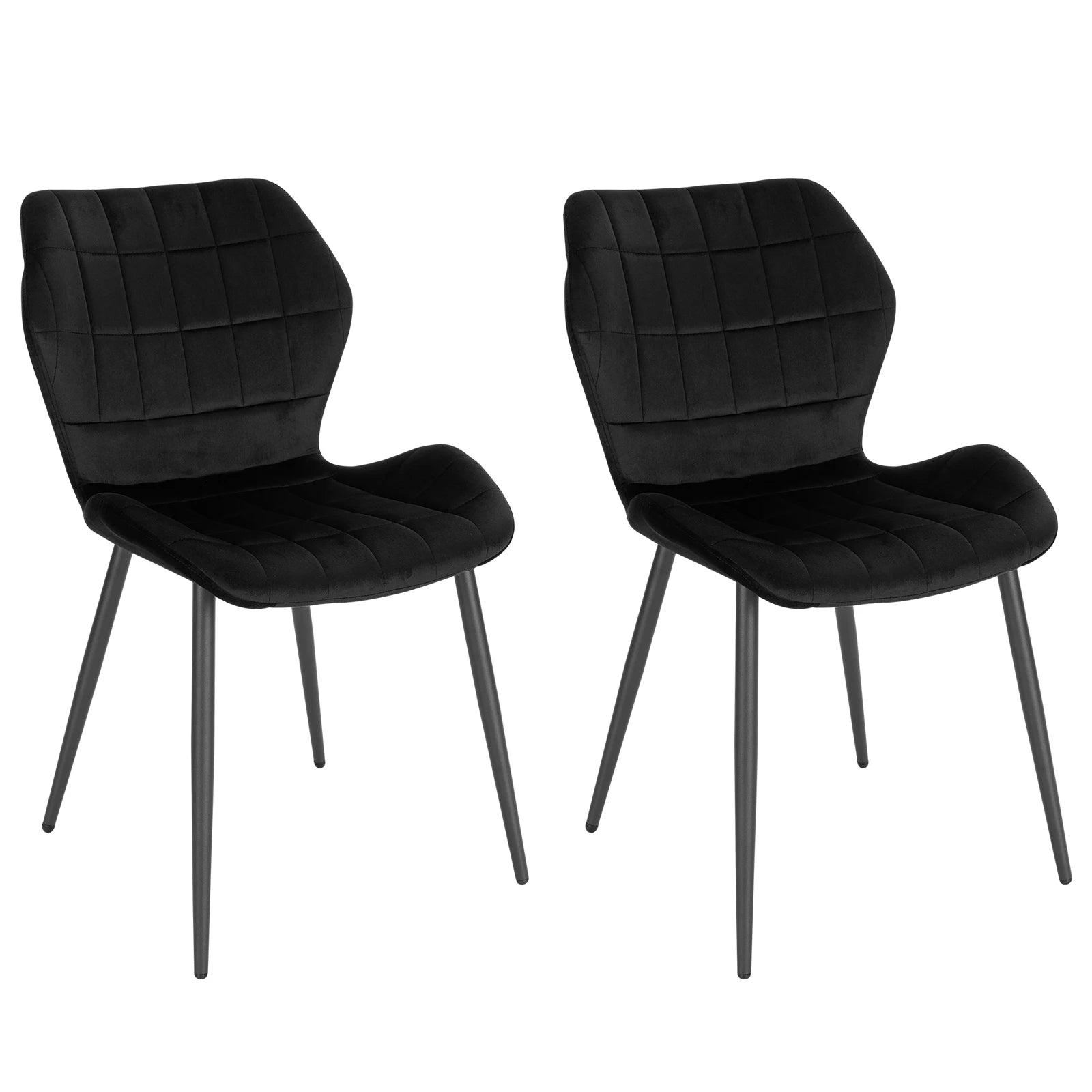 Chaise cuir vintage noir