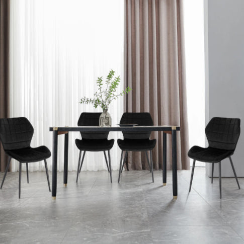 Chaise cuir vintage sol gris