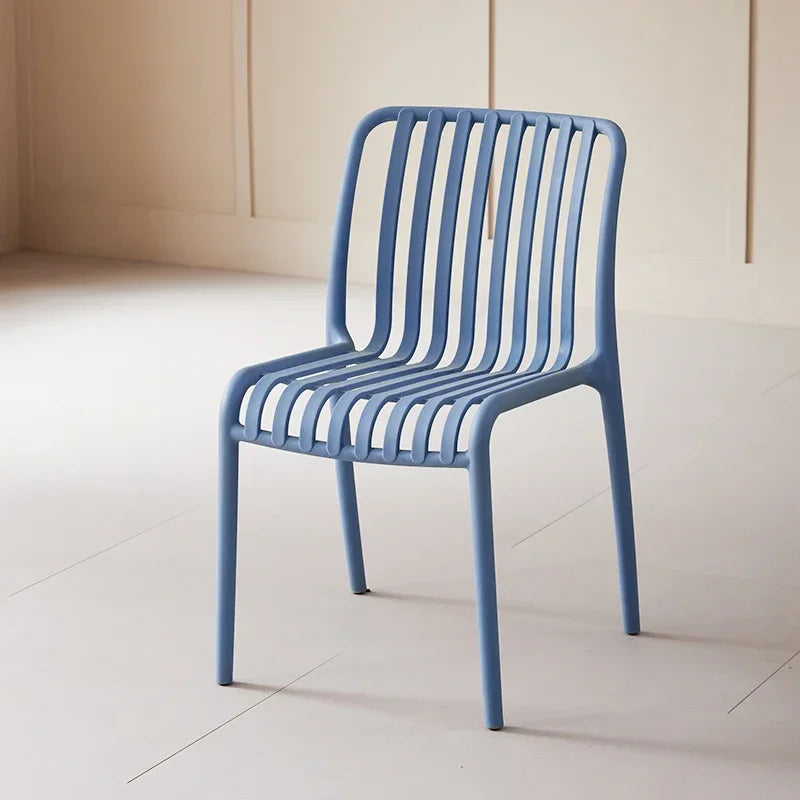 Chaise cuisine vintage bleu