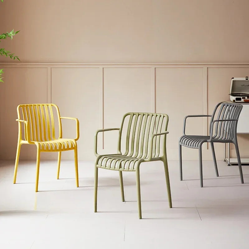 Chaise cuisine vintage vert jaune gris