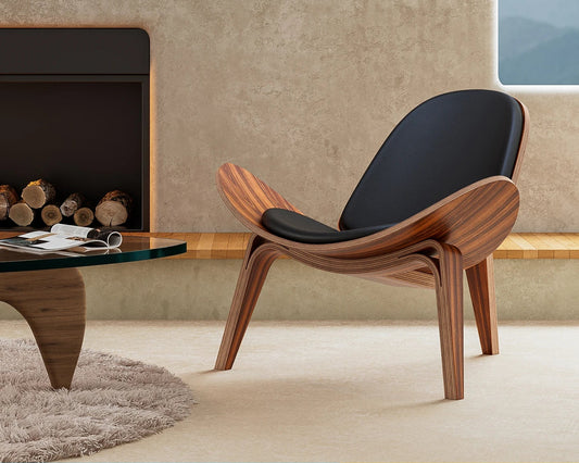 Chaise de salon bois massif