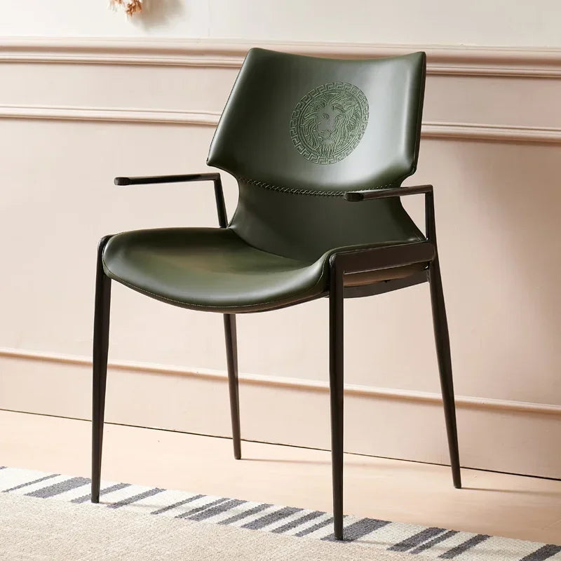 Chaise italienne vintage vert