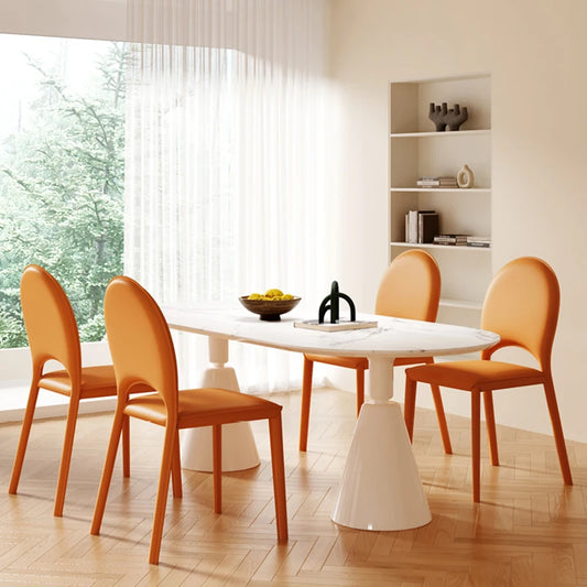 Chaise orange vintage