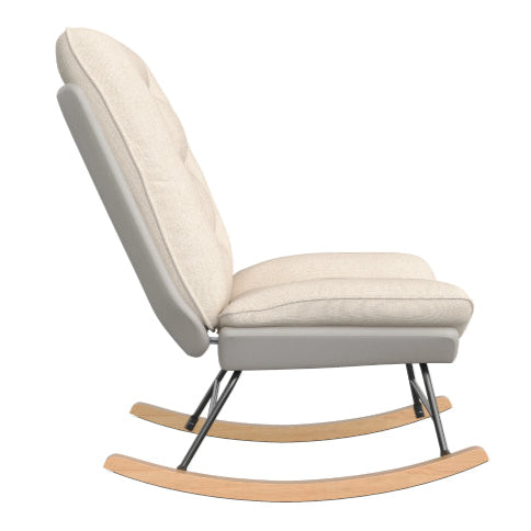 Chaise relaxante à bascule métal