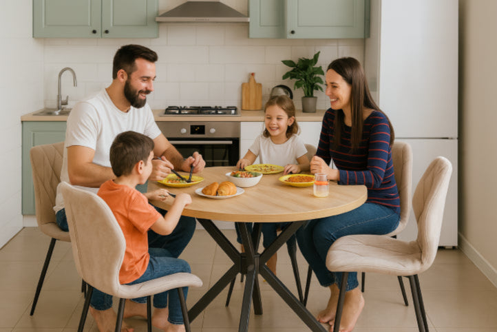Chaise salle à manger vintage famille