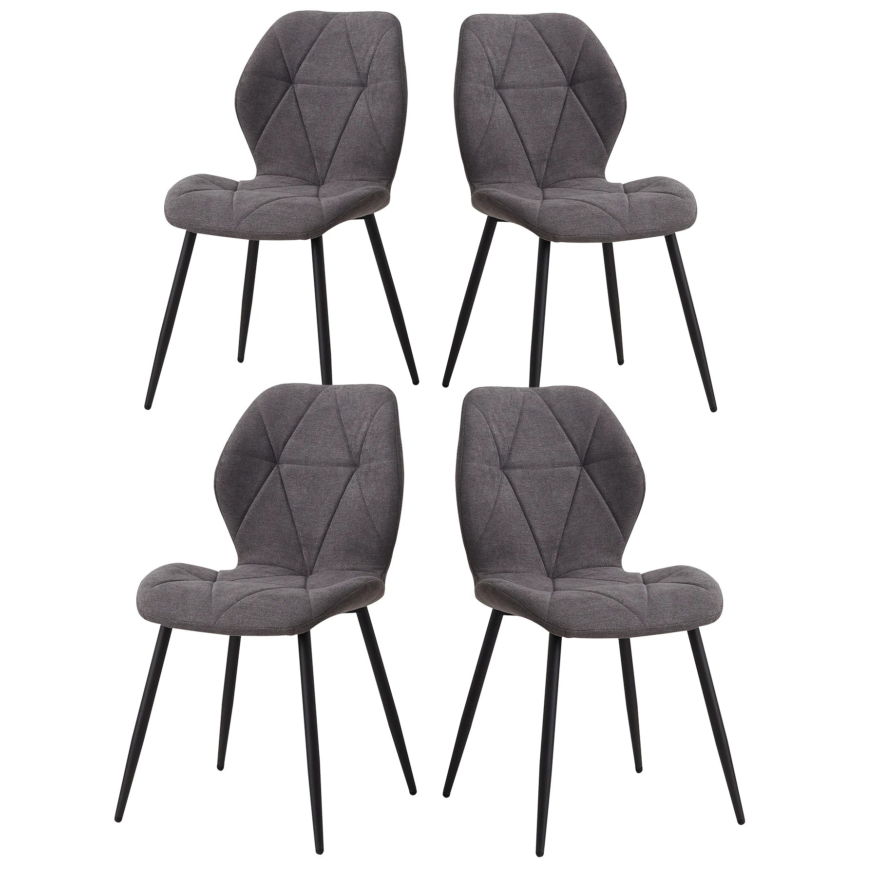 Chaise salle à manger vintage gris