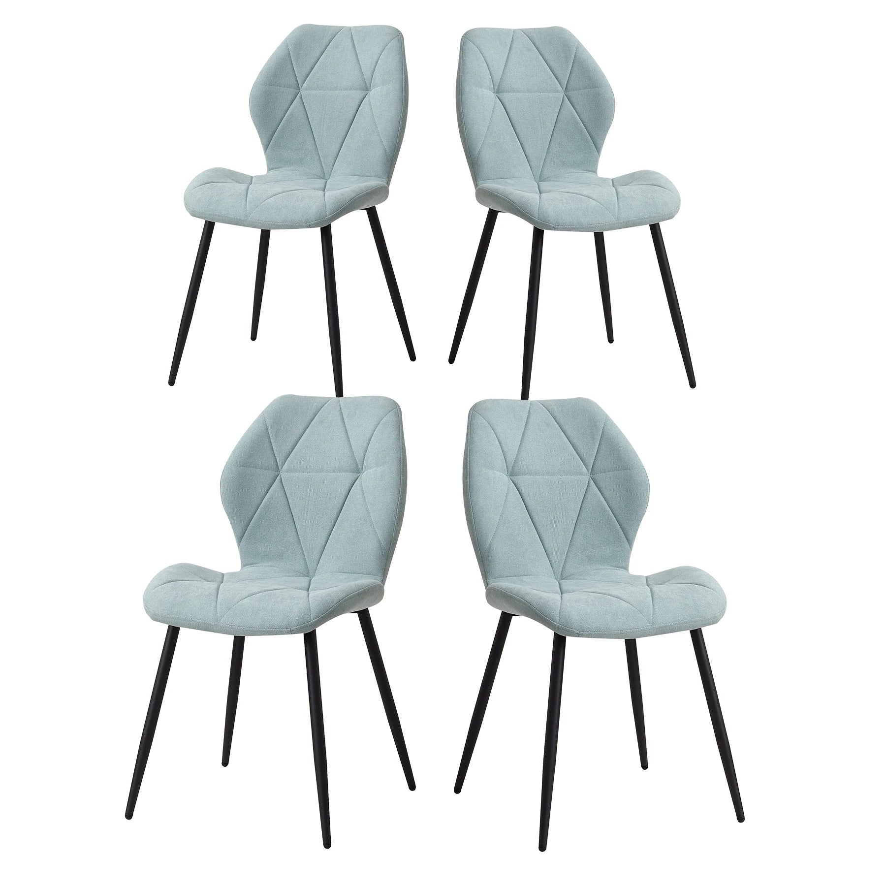 Chaise salle à manger vintage menthe