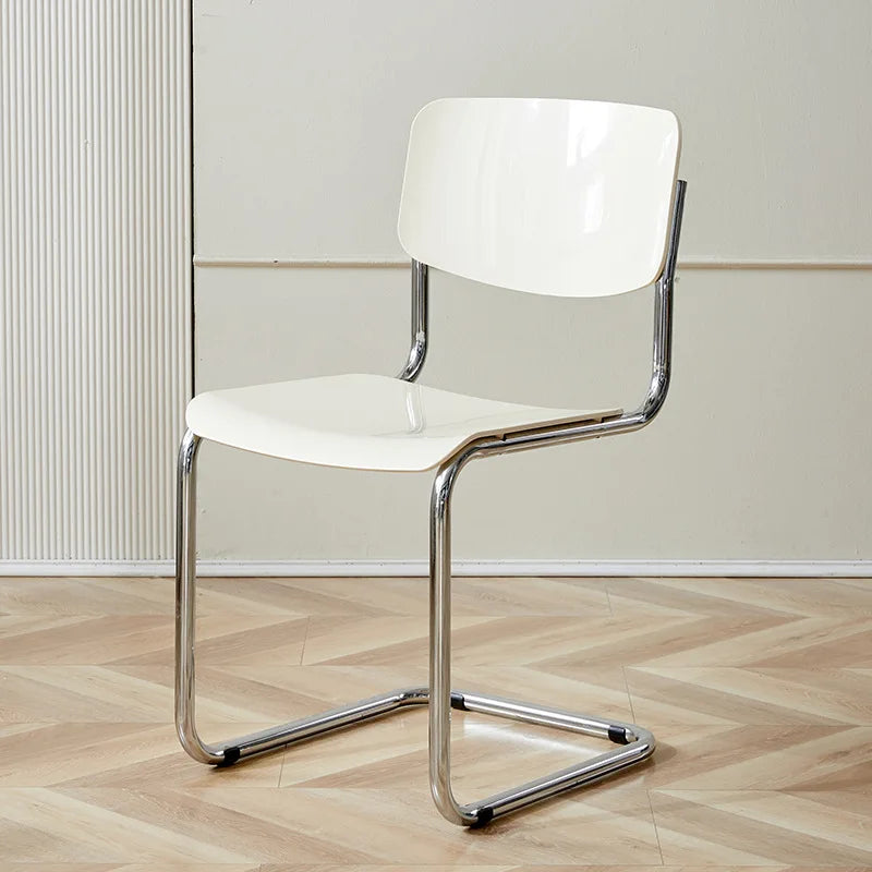 Chaise scandinave vintage blanc