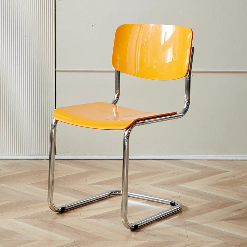 Chaise scandinave vintage orange