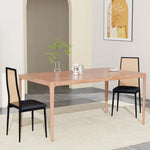 Chaise vintage noir rotin - Vignette | StyleVintage™