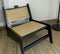 Chaise vintage style Japon noir