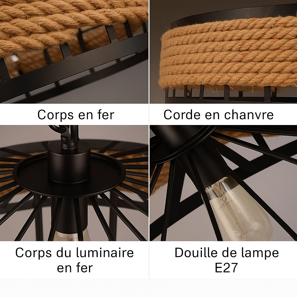 Suspension Cylindrique Vintage, Hauteur Réglable En Aluminium Suspension Industrielle En Bois Ampoule E27 60 W Noire 1 Piece Pour Cuisine Salle A Manger Table Salon Restaurant 87924669