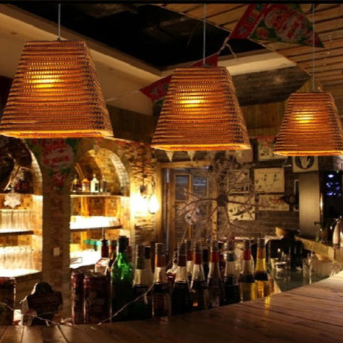 Chandelier vintage bar