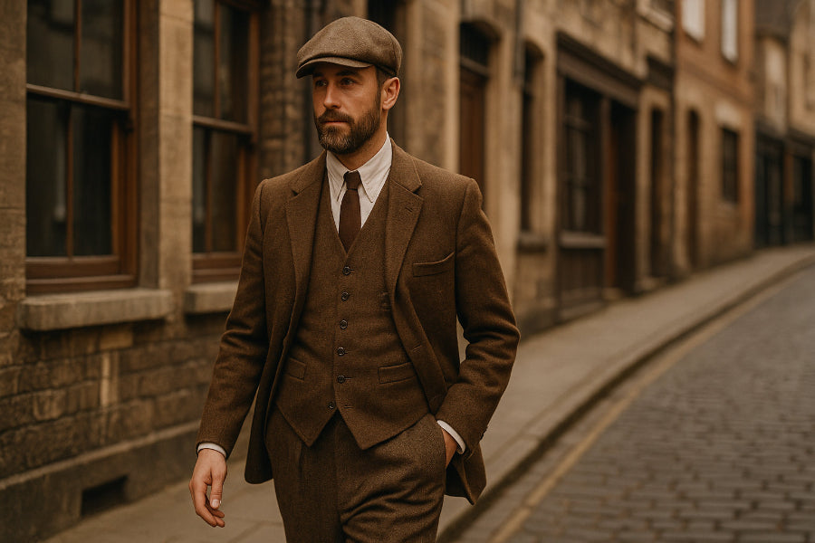 Chapeau homme vintage rue