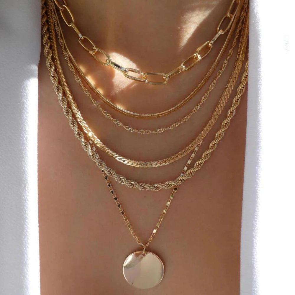 Collier vintage rond