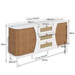 Commode vintage en rotin - Vignette | StyleVintage™