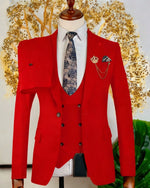 Costume 3 pièces marron vintage - Vignette | StyleVintage™