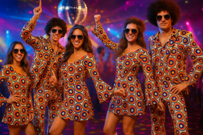 Costume disco vintage groupe