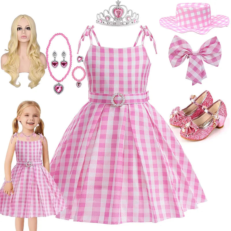 Costume fille Barbie vintage