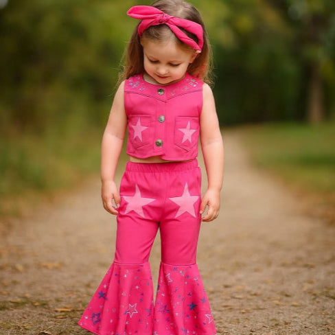 Costume fille Barbie vintage papillon rose