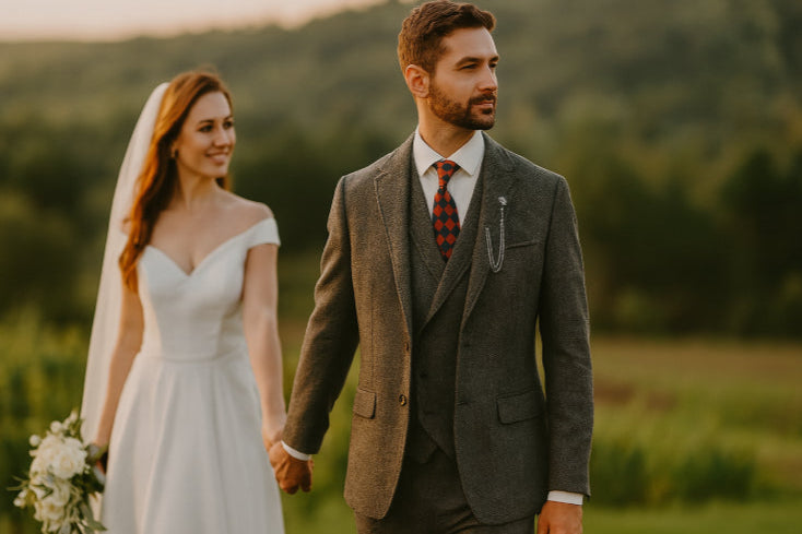 Costume vintage homme mariage