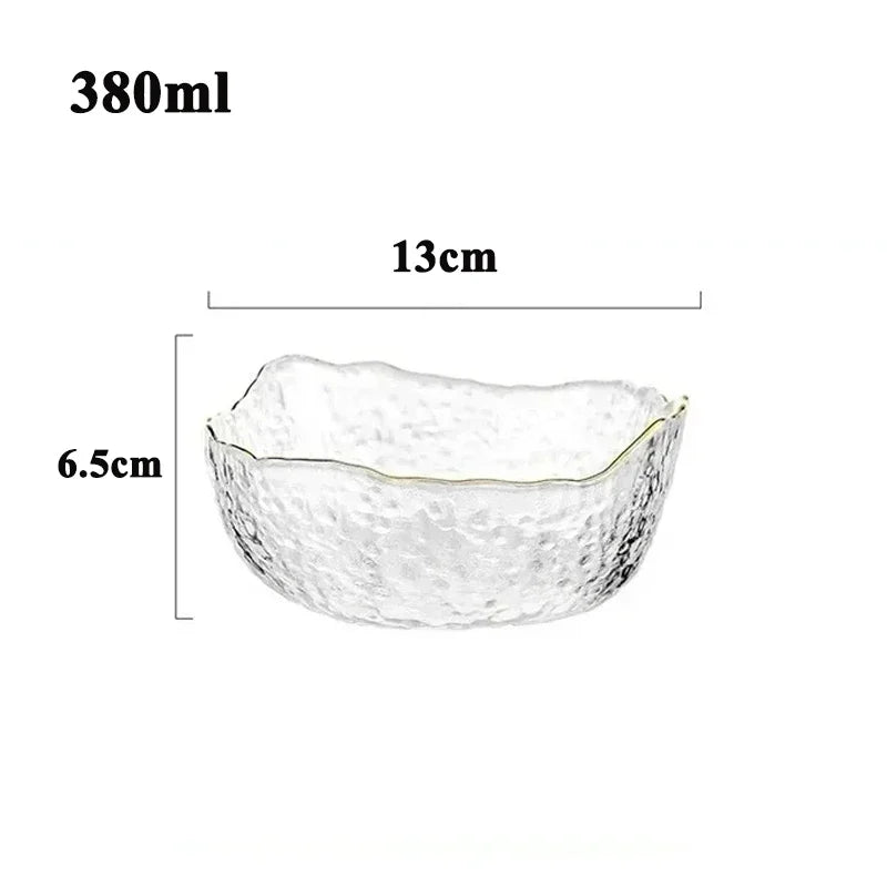 Coupe à fruit en verre vintage blanc