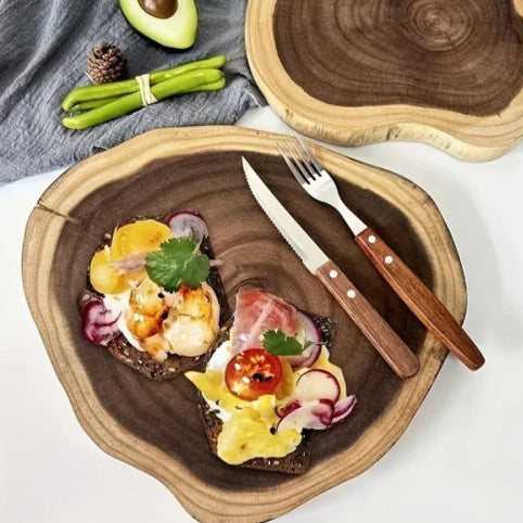 Cuisine bois vintage fourchette