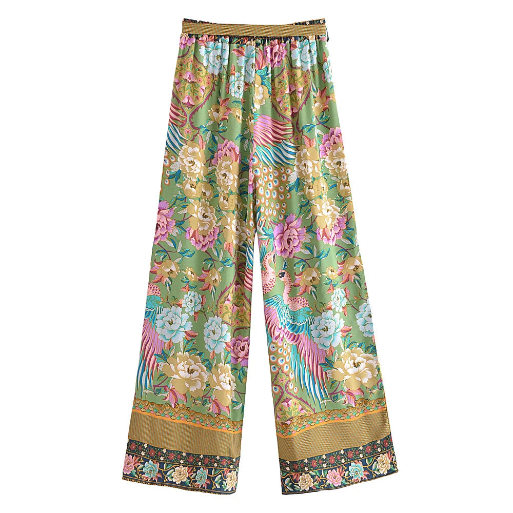 Ensemble kimono vintage pantalon arrière