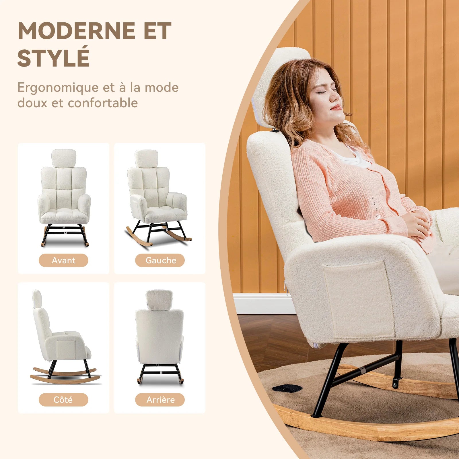 Fauteuil à bascule relax balançoire