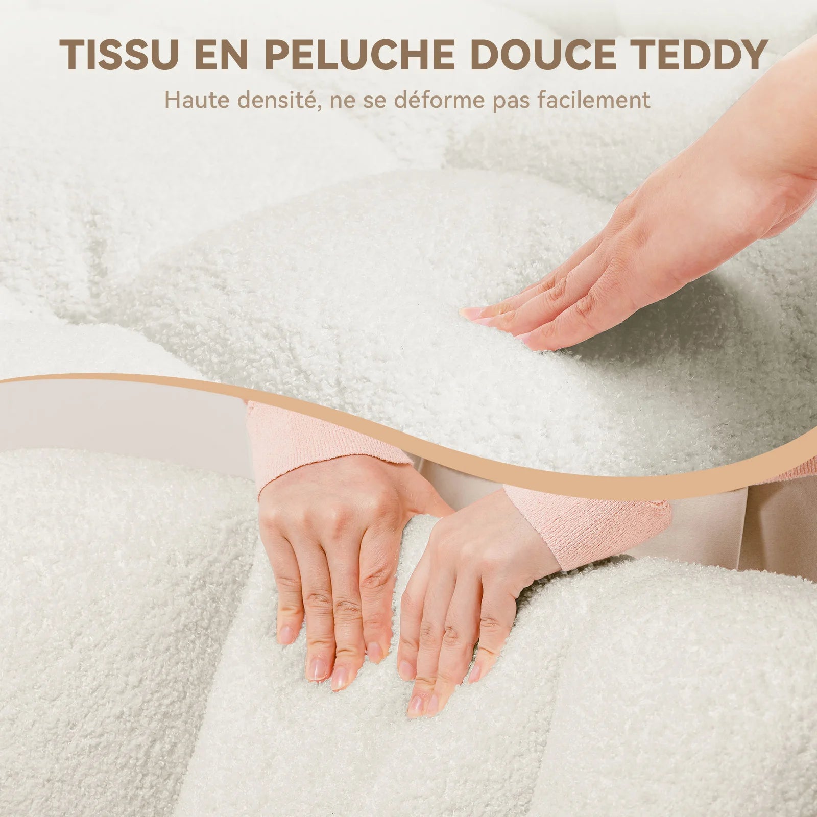 Fauteuil à bascule relax peluche