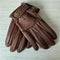 Gants homme vintage marron