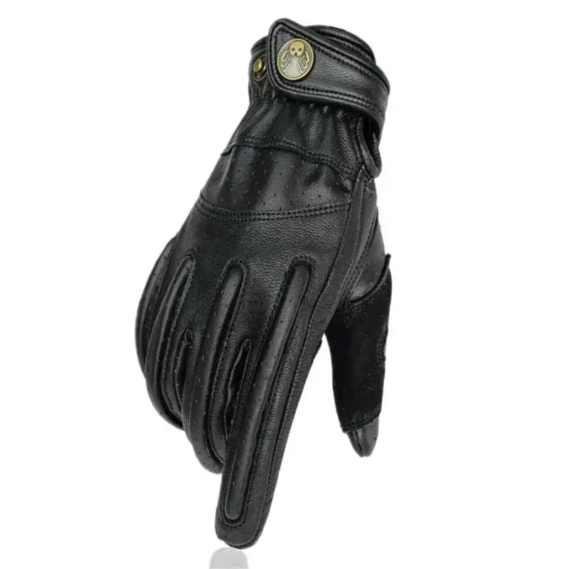 Gants homme vintage noir