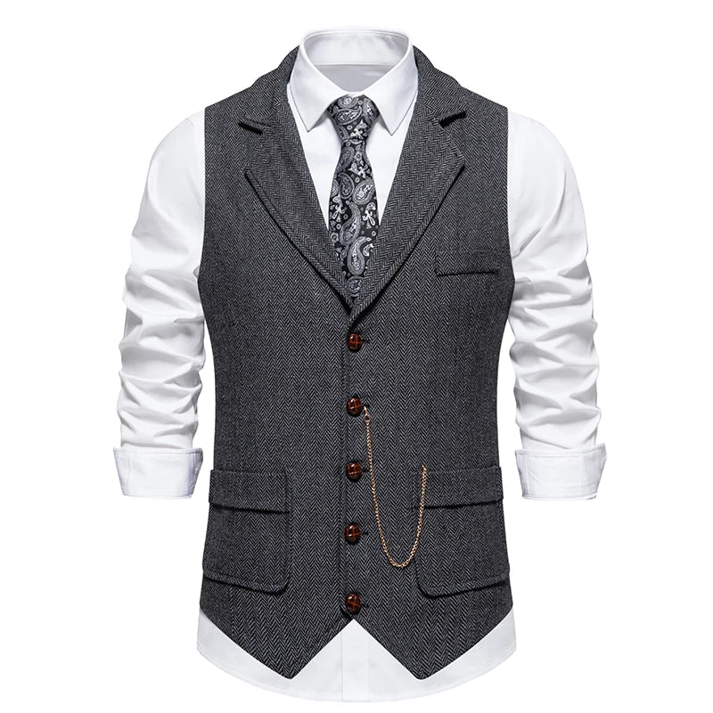 Gilet costume homme vintage