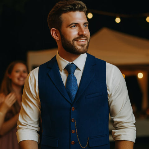 Gilet costume homme vintage fete