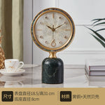 Horloge de bureau vintage en laiton - Vignette | StyleVintage™
