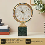 Horloge de bureau vintage en laiton - Vignette | StyleVintage™