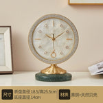 Horloge de bureau vintage en laiton - Vignette | StyleVintage™