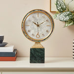 Horloge de bureau vintage en laiton - Vignette | StyleVintage™