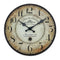 Horloge murale vintage fond blanc