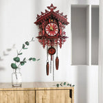 Horloge murale vintage rouge - Vignette | StyleVintage™