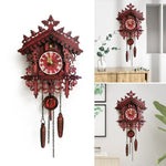 Horloge murale vintage rouge - Vignette | StyleVintage™