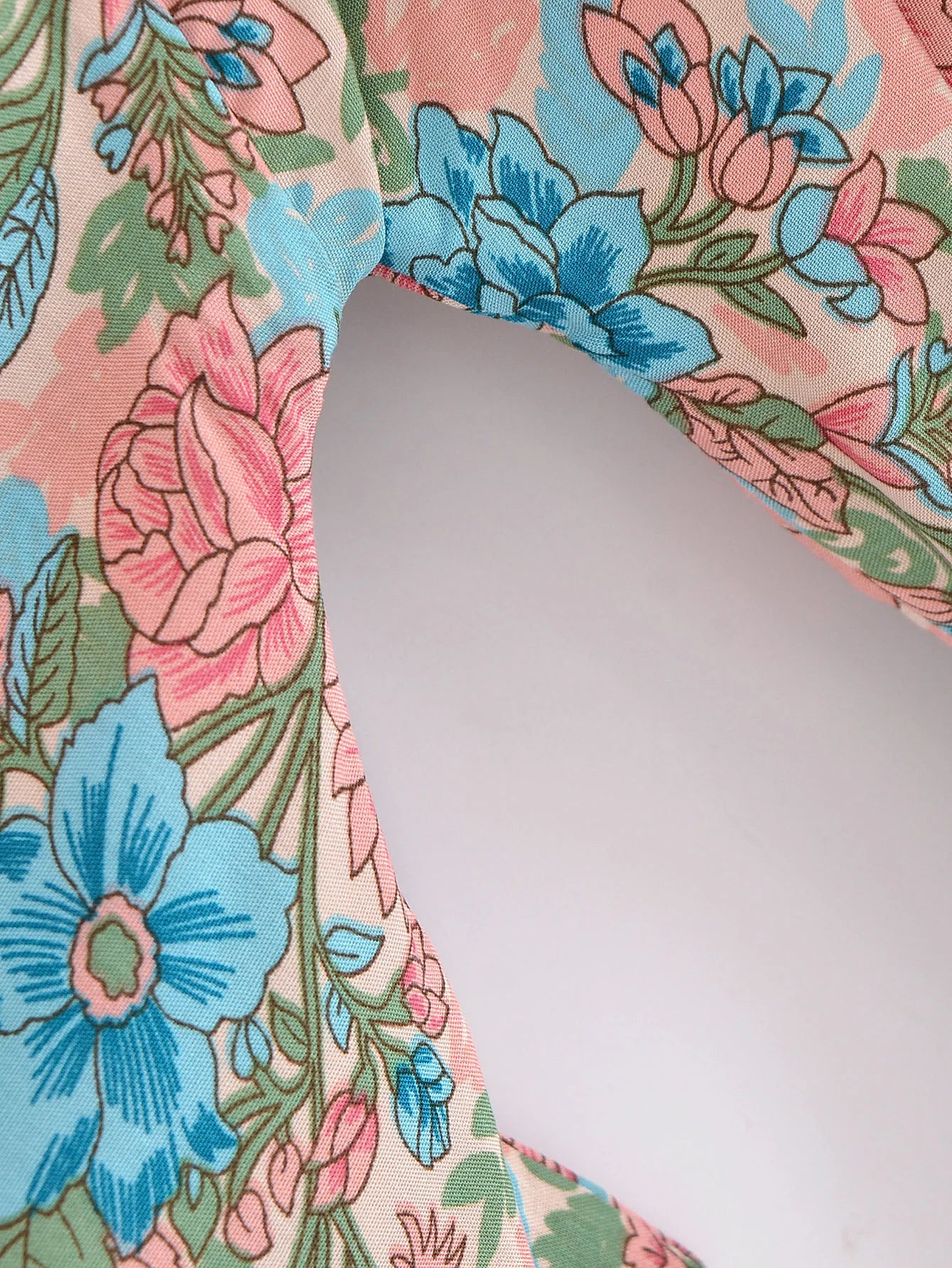 Kimono court vintage détail