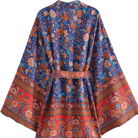 Kimono court vintage le dos