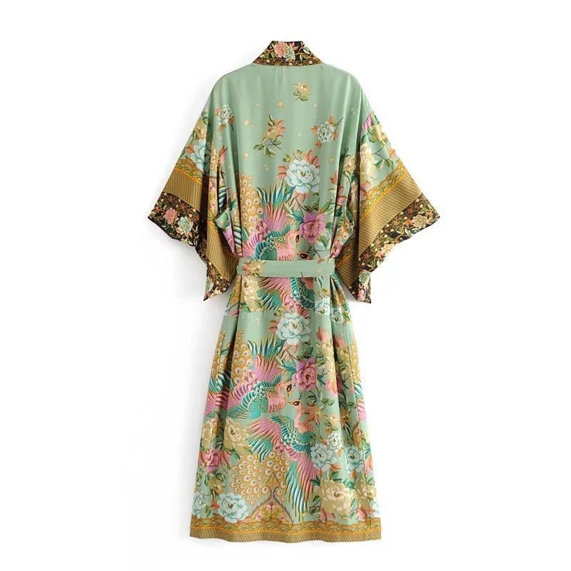 Kimono vintage japon dos