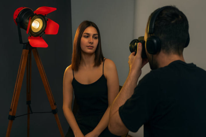 Lampadaire industrielle vintage studio