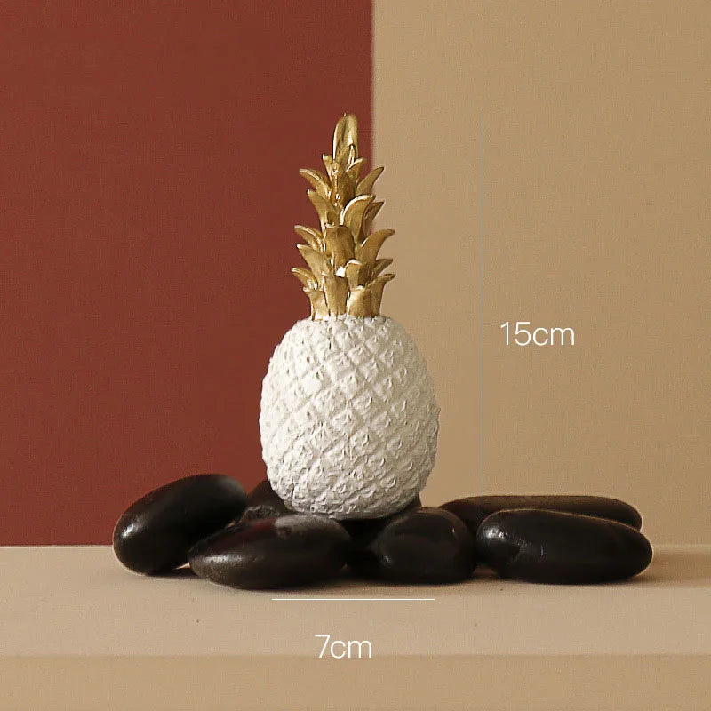 Lampe ananas vintage blanc
