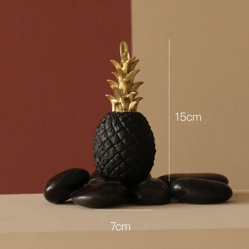 Lampe ananas vintage noir