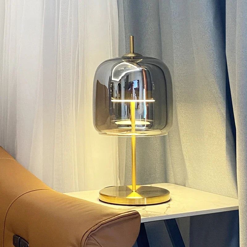 Lampe art vintage salon