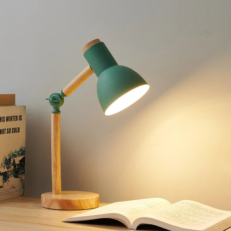 Lampe de bureau vintage vert